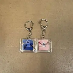 パペットスンスン　キャンペーン　ノベルティ　ナンバーアクリルキーホルダー　2種