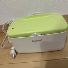 Combi おしりふきウォーマー ホワイト/グリーン