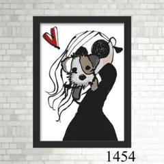 1454 インテリア　パロディ　アートポスター