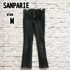 【M(38)】SANPARIE サンパリエ レディース ダメージ ジーンズ