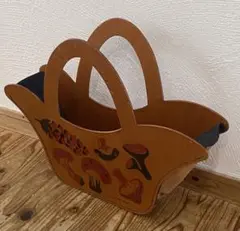 Aiken Drum ウッドバッグ　きのこ