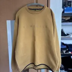 NUMERALS マスタード トレーナー Lサイズ