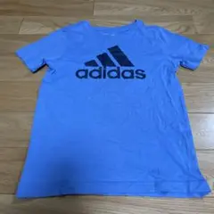 同梱無料　adidas 150cm 水色 Tシャツ