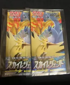 ポケモンカード　スカイレジェンド　未開封パック　2パック