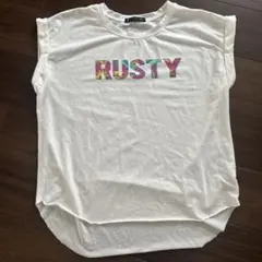 RUSTY 水着　Tシャツ　サイズL 美品