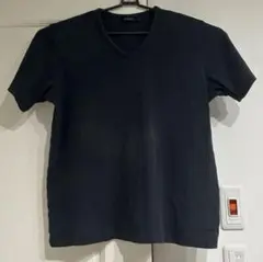DKNY ブラック Vネック Tシャツ XL