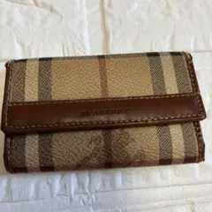 BURBERRY ノバチェック　レザーキーケース