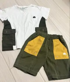 LOGOS キッズ服　セットアップ　水陸対応半ズボン
