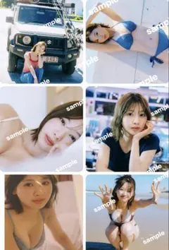 日向坂46 富田鈴花 写真集 鈴花サーキット ポストカード 全6種