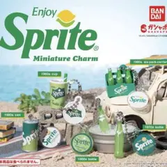 ミニチュアチャーム　全5種セット　Sprite ガチャ