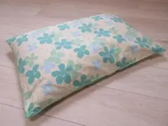 枕 そばがら枕 まくら 綿素材 まくらカバー付き 35ｘ50 フラワー