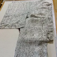 071212　着物　袷　小紋 絞り　総絞り