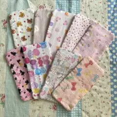 【9月1日ごろまでのてんこ盛りセット】　18　ガーゼハンカチ　9枚