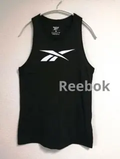 値下げ♪【リーボック】タンクトップ　スポーツウェア　トレーニングウェア　黒　S