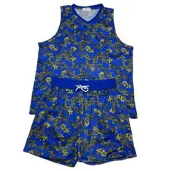 美品 AZZURRO セットアップ ノースリーブ ハーフパンツ バロック XL