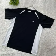 【IGNIO】 半袖 Tシャツ (M) ブラック オフホワイト