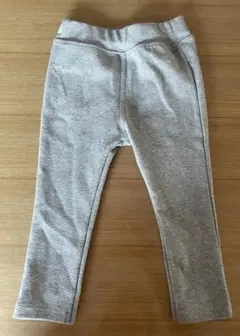 【新品】レギンス サイズ80 グレー　バックポケット付き