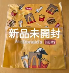 2023年 マクドナルド チャムス ジッパーポーチ ・クリーナクロス 2点セット