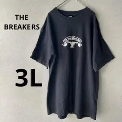 THE BREAKERS Tシャツ 3L 黒　バックプリント