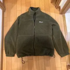 snaupa フリースジャケット オリーブグリーン　リバーシブルジャケット