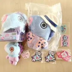 BT21 MANG 一番くじ ぬいぐるみ ステッカー セット