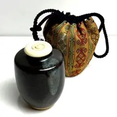 【茶入】茶道 茶道具 仕服 仕覆 お茶 抹茶 器 茶器