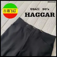 USA製90's HAGGARヴィンテージスラックスパンツUS古着elite