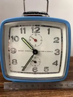 昭和40年SEIKO CORONA アンティーク ビンテージ 目覚まし 時計