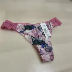 【新品未使用】完売品 aimerfeel 花柄ピンクTバックショーツ