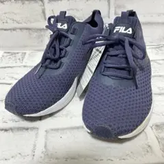 【新品・未使用】FILA フィラ スニーカー 25cm ネイビー メッシュ 軽量