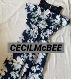 sexy タグ付き　未使用　CECILMcBEE オールインワン　パンツ　花柄