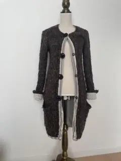 rekisami ニットロングコート
