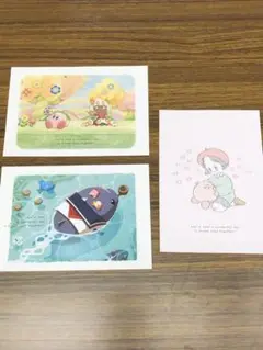 星のカービィ　ポストカード　3枚 セット