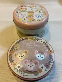 ディズニー　Disney ダッフィー　Duffy 缶　 空き缶２個セット