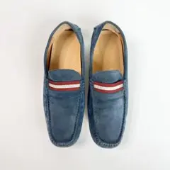 BALLY バリー スエード ドライビグシューズ ブルー C453