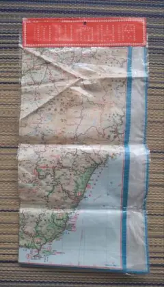 地図ハンカチチーフ 紀伊半島