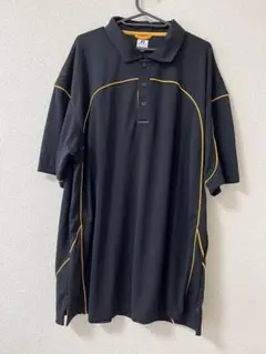 美品　ラッセルアスレチック　Russell ブラックポロシャツ XL 3L