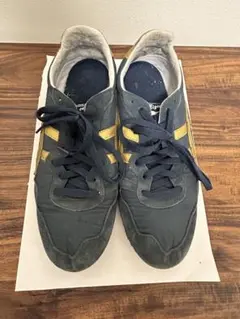 Onitsuka Tiger ネイビー ゴールド スニーカー