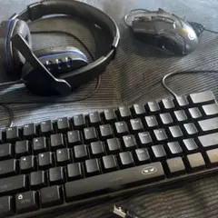 ゲーミングキーボードとヘッドセットセット