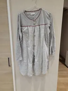 マタニティパジャマ グレー M-Lサイズ