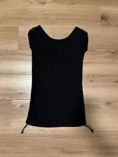 サイドドロストコード付きTシャツ