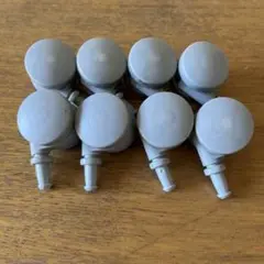 無印良品・グレー キャスター 8個セット