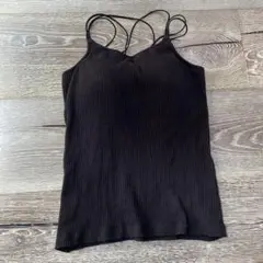 bijorie カップ付きバッククロスキャミ