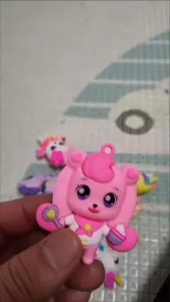 ピンクのキャラクター ネームプレート