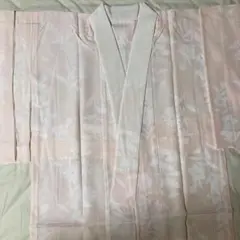 薄いピンク 花柄 長襦袢　薄手