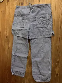 値下げhomspunストライプパンツ