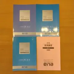 【2024受検用】ena小6年間テキスト、講習テキスト一式（41冊フルセット） 小6 ena 国語テキスト 上下 中学受験対策 都立中高一貫 解答解説