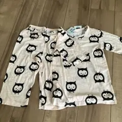 七分丈パジャマ　110cm 綿100% 新品未使用