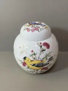 2789 ロイヤルコールドン  Cauldon 花鳥　茶壺 imgrc0146418112.jpg