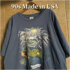 90s USA製　シャーク　海洋生物　Under the Sea　Tシャツ